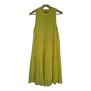 Lilly Pulitzer Lemon Eyelet Indira Dress Size Small